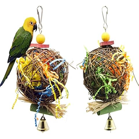 2 Pack Natural Bird Chewing Toys Cover