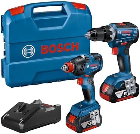 Bosch Professional 18V System combi-kit : Boulonneuse GDX 18V-200...