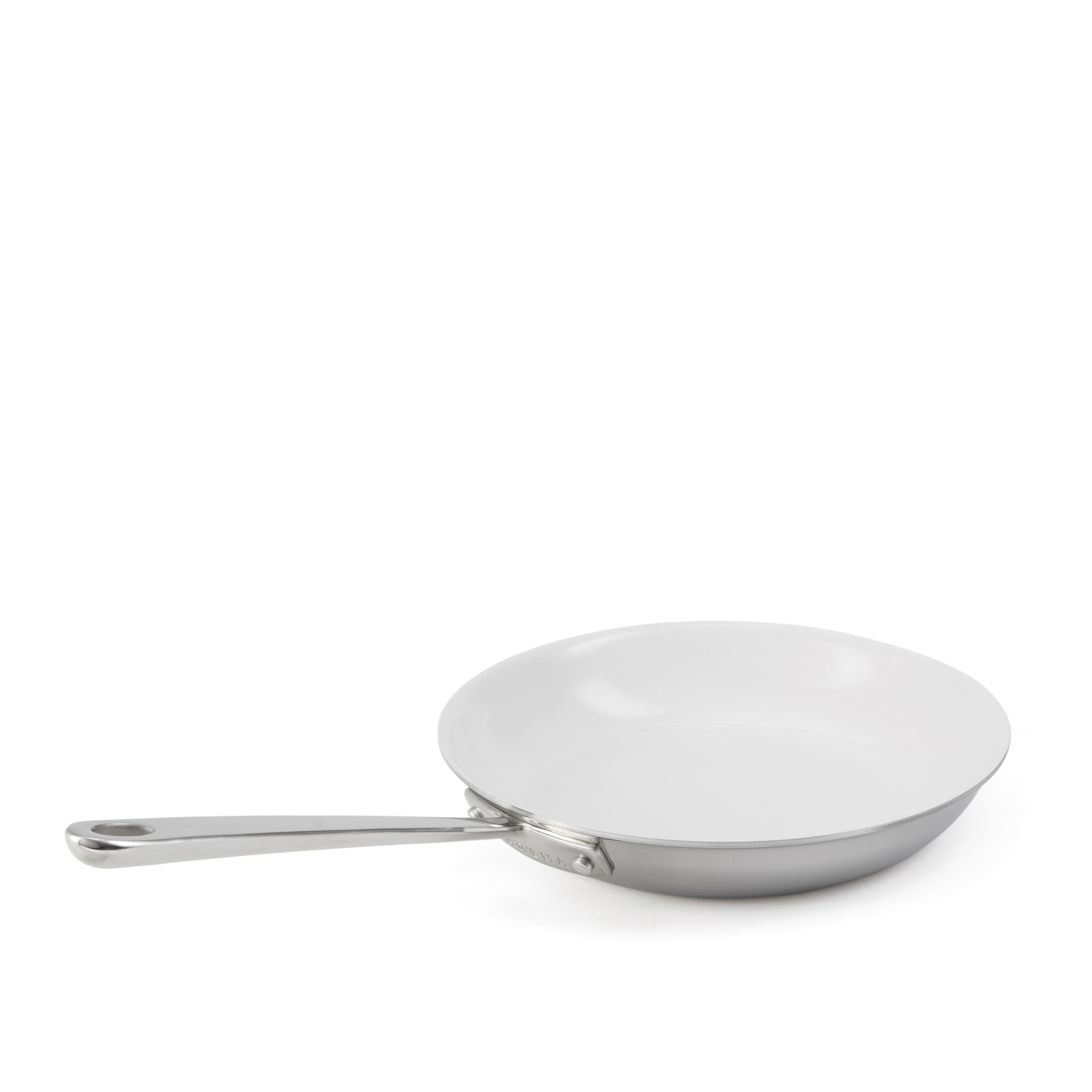 Martha Stewart Martha 10" Triply Stainless Steel Saute Fry Pan w/Ceramic Non-Stick Interior