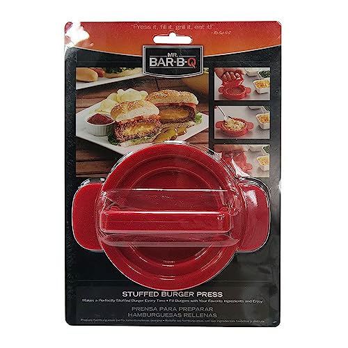Mr. Bar-B-Q 40232SBX Stuffed Burger Press,Silver Steal