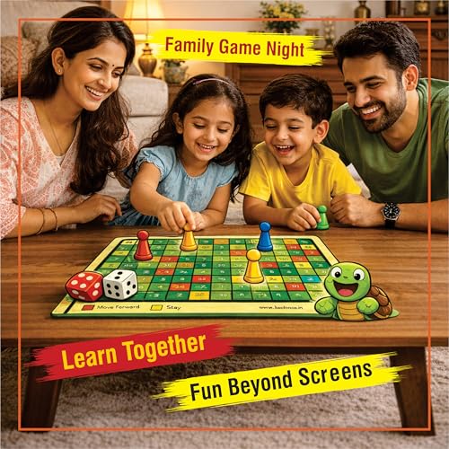 Image of 2-in-1 Board Game for Kids & Family | Mathrun Learning Game + Classic Ludo Combo | Fun Educational Board Game for Kids & Adults