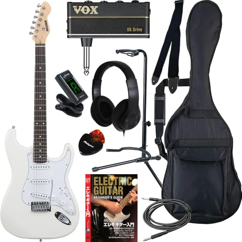 SELDER セルダー エレキギター ストラトキャスタータイプ ST-16/WH VOX amPlug3 セット【アンプラグ3 AP3-UD(UK Drive)】