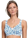 Susa Damen Latina BH, Blickdicht, Blue Print, 120D