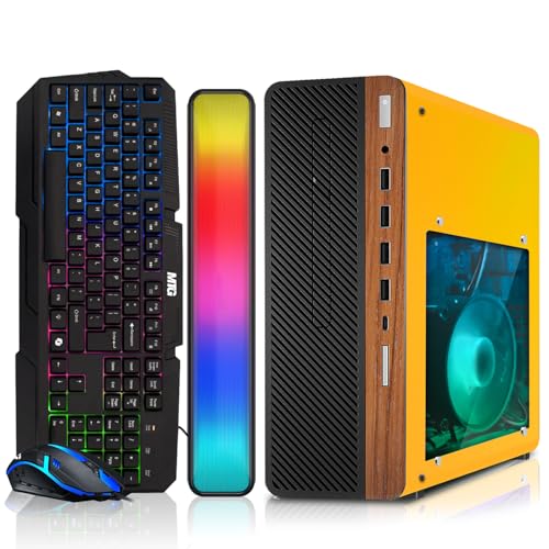 HP Half Dark Desktop PC Lambo AMD Ryzen 3 Pro, 16GB RAM, 512GB SSD, Win 11