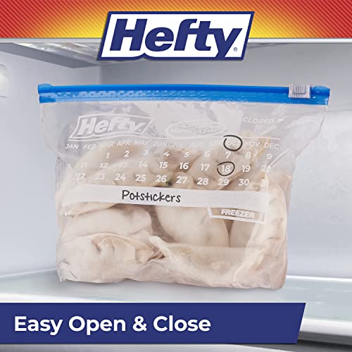 Hefty Calendar Slider Freezer Bags, Quart Size, 140ct - image 7