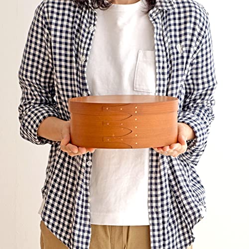 シェーカー 裁縫箱 木製 2段 フタ付き