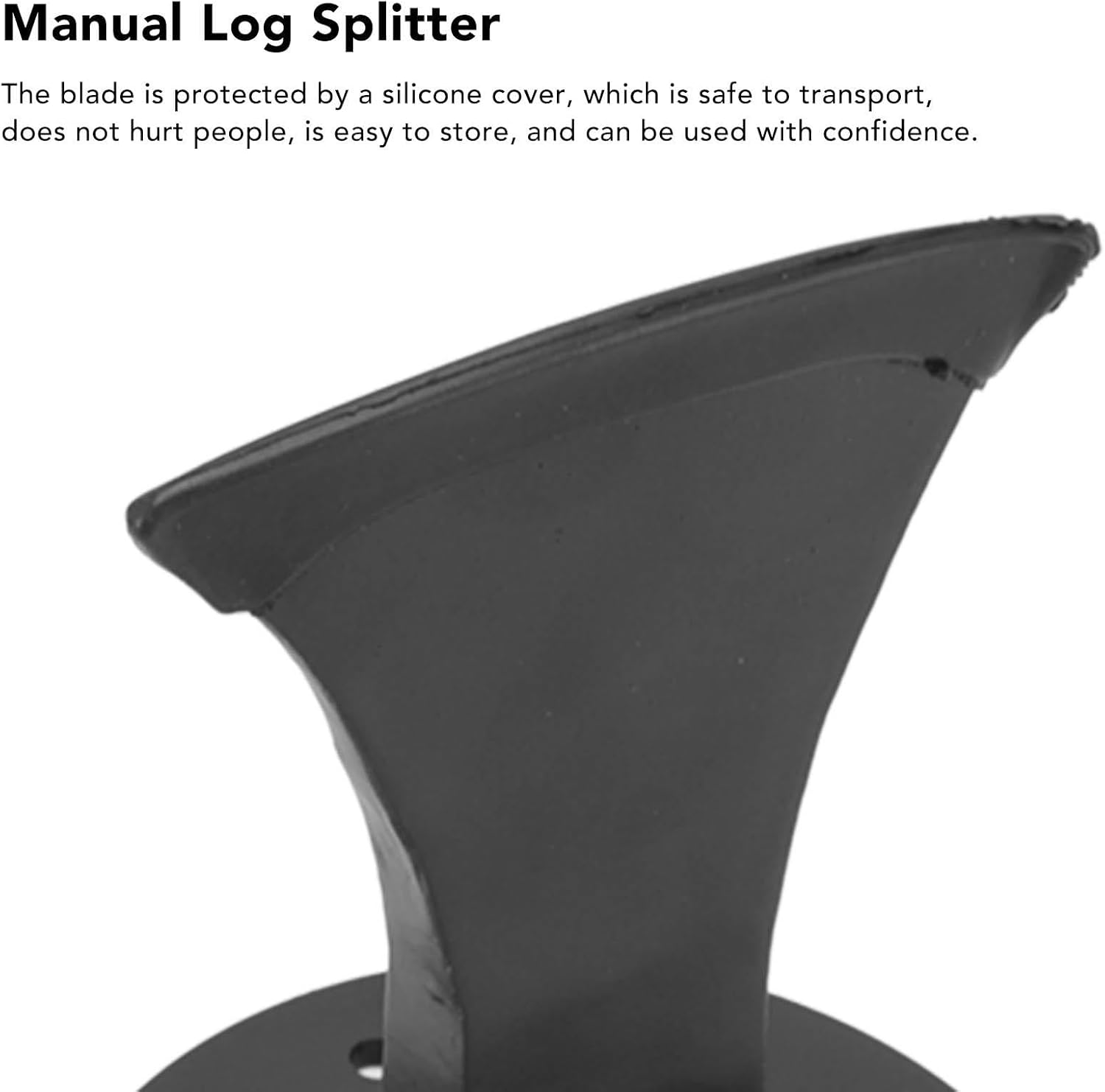 ZPSHYD Wood Kindling Splitter Manual Firewood Splitter Tool Quick Wood Wedge Log Splitter Wood Chipper for Wood Stove Fireplace and Fire Pit (Black)