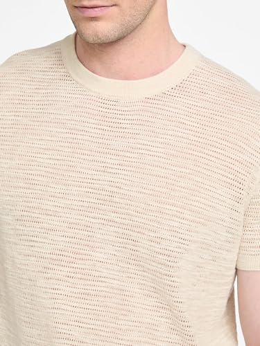 GUESS Men's Eco Short Sleeve Goodwin Stitched Sweater3