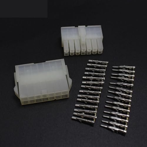 LTRAJUYNH 2set 5557 5559 14P Wiring Terminal Electrical Connector Kit 4.2mm 2x7P Male Female jack