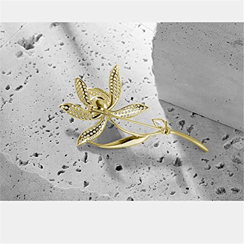 Broche de perles d'eau douce en cadeau idéal avec son épingle de corsage - 7