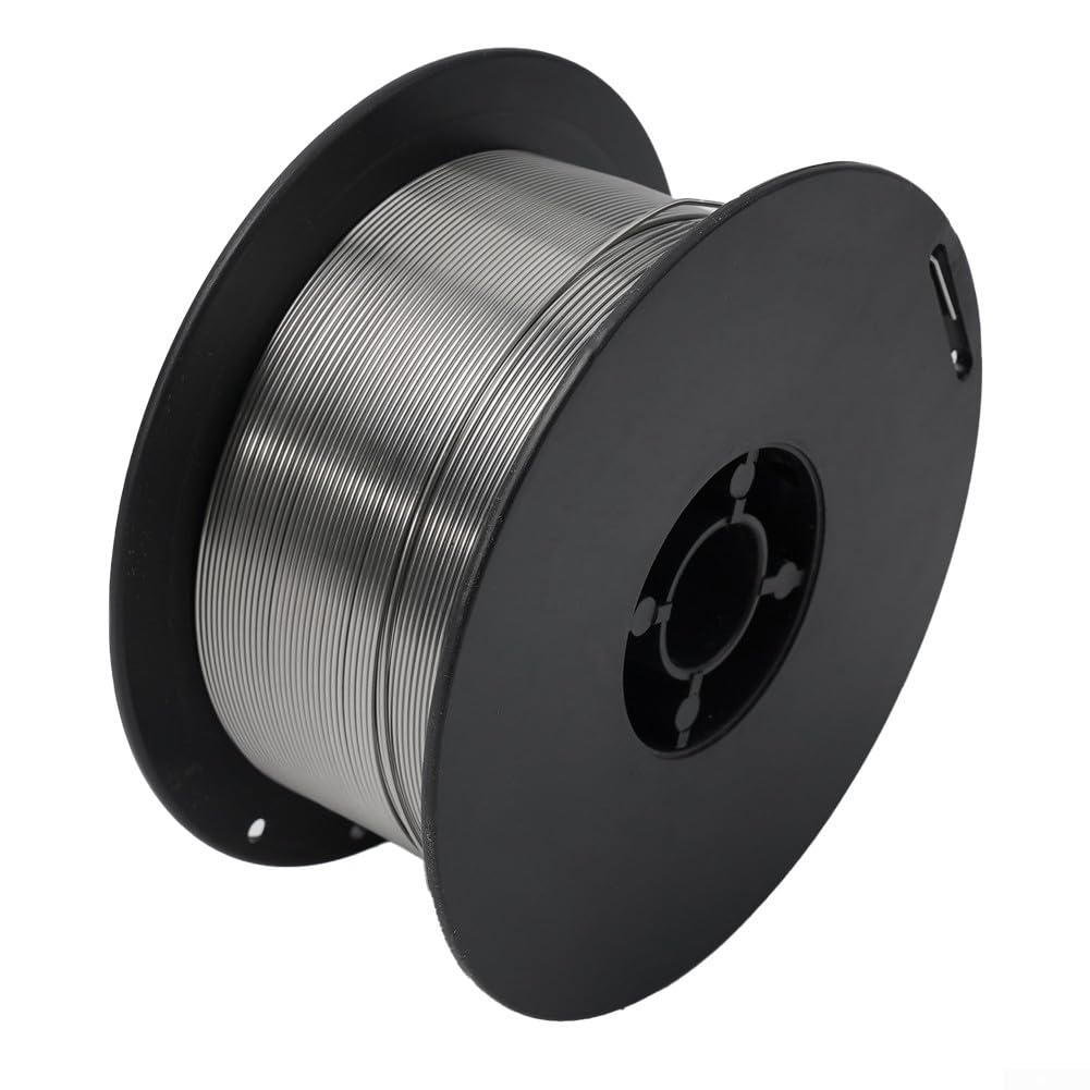 Filo MIG in acciaio inossidabile,Filo MIG senza gas Flux Nucleo,ER316L Acciaio MIG Filo per saldatura 1Kg Bobina 0,030" (0,8 mm)