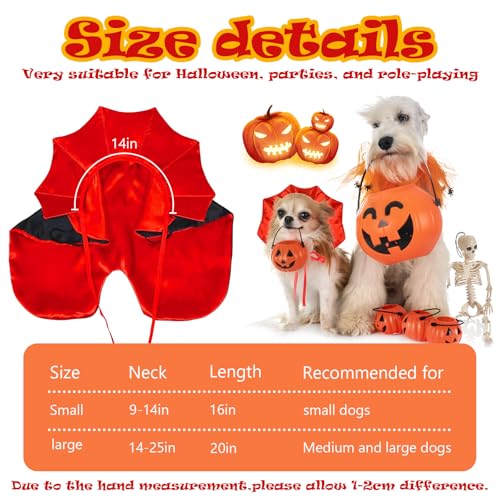 Disfraz Vampiro para Perros Talla Large Halloween miniatura 6