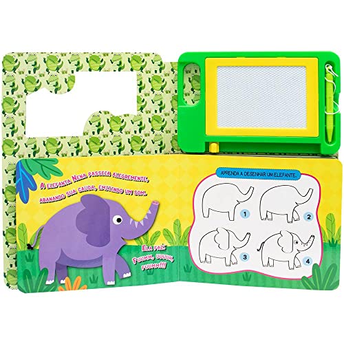 Livro-Lousa Mágica! Animais da Selva