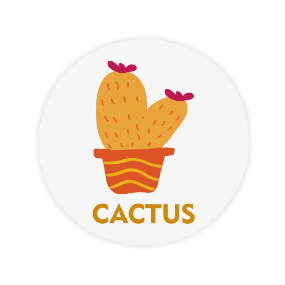 Tapis cactus orange antidérapant : idéal pour sécuriser le sol de votre salle de bain