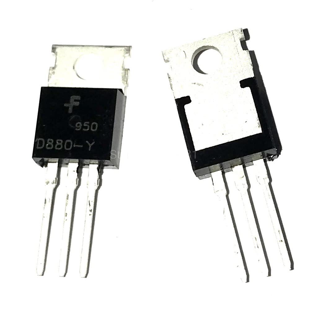 Toshiba 2SB834-Y + 2SD880-Y Transistor Pair – TO-220 Package, Genuine Toshiba Components
