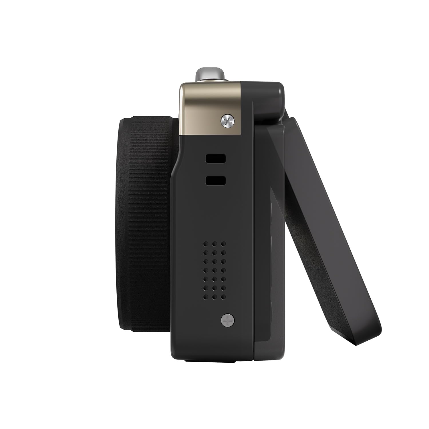 Fotocamera digitale 4K con zoom 16X Anti Shake, 3" LCD 180° Flip Screen Compact Vlogging Camera con 32G SD-Card, Nero