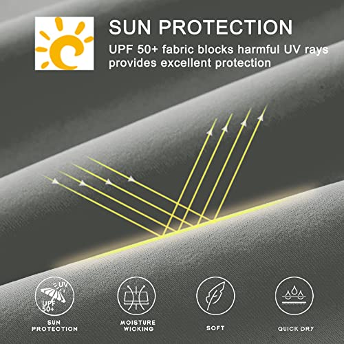 Willit Men's Rashguard Swim Shirts UPF 50+ Sun Protection Shirts Short Sleeve SPF Quick Dry Beach Shirt4