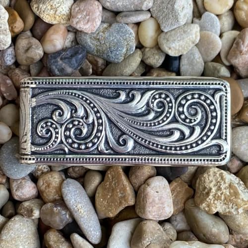 Image of Montana Silversmiths Made in the USA Western Lifestyle Money Clip (Western Lace)