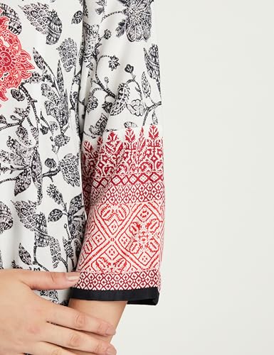 Image of BIBA Women Cotton Straight Printed Kurta Ankle Length Suit Set