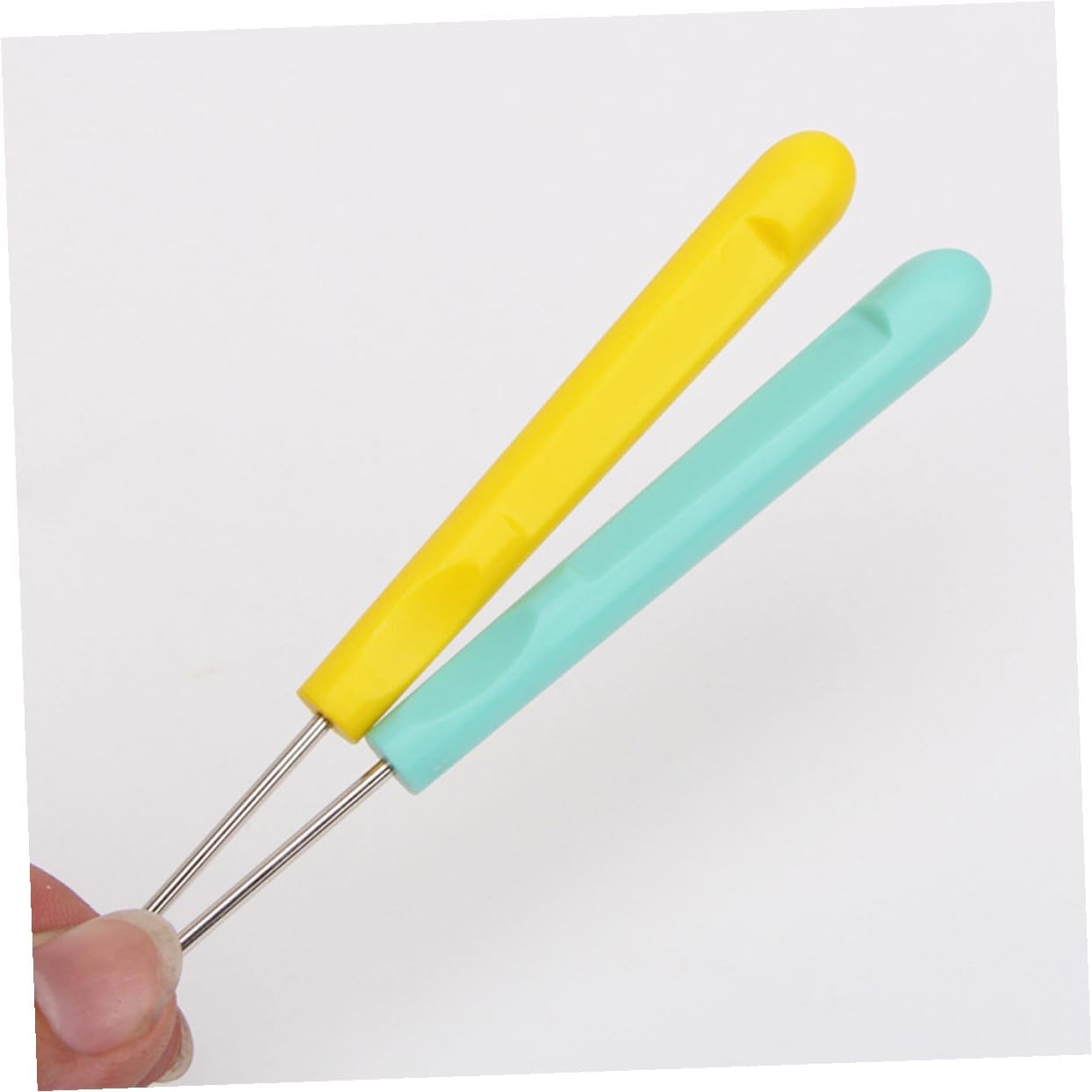 DOITOOL 10pcs Plastic Handle Awls Tool for DIY Sewing and Crafting Multi-Functional Pricker for Home Repair and Upholstery Random Color Selection