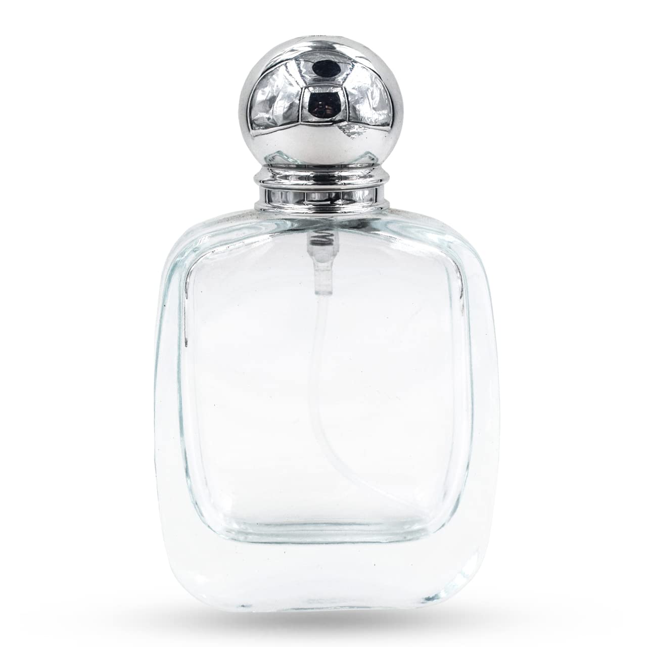 Hunky Dory 30ml Empty Clear Glass Delicated Perfume Decant Spray Bottles with Silver Metally Pump and Unique Silver Cap For DIY Perfume, Essential Oils, Rose Water, Travel Use-image-10