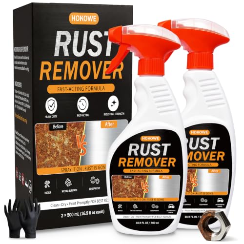 HOKOWE 2-Pack Rust Remover Spray