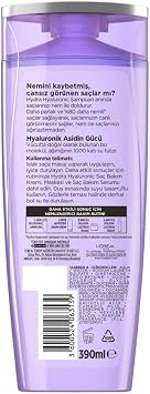 L’Oréal Paris Elseve Hydra (Hyaluronic) Nem Dolduran Şampuan (390 ml)