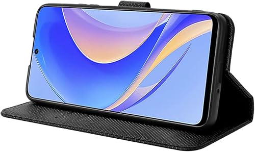 Miniatura 5 de Funda de piel sintética para Huawei Nova Y90, funda con tapa para Huawei Nova Y90  Enjoy 50 Pro CTR-AL00, color negro