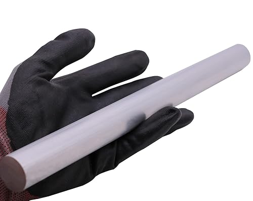 Miniatura 3 de VERNUOS 2 varillas redondas de aluminio 6061 de 1 pulgada de largo, T6511, extruida, 1 pulgada de diámetro (0.984 in)