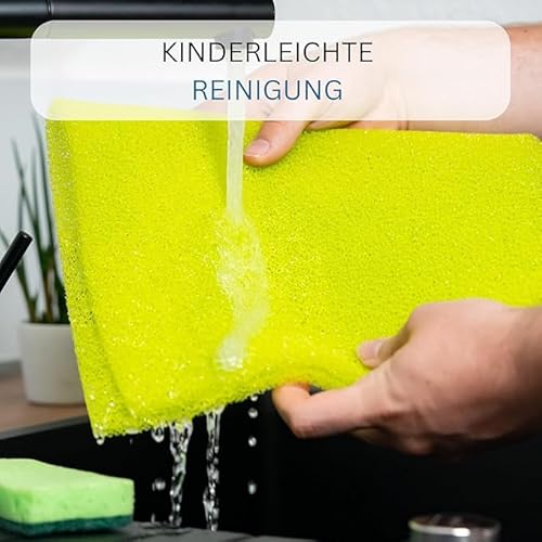 Westmark Kühlschrankmatten – 4 Matten mit antibakterieller Wirkung und Luftpolstern, ideal zur Lagerung von Obst und Gemüse im Kühlschrank – Kunststoff, Grün, 522222E3