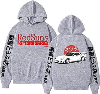 Anime Initial D Hoodies Printed Hoodie Men Women JDM Automobile Culture Hoodies Unisex Fashion Sweatshirt Streetwear