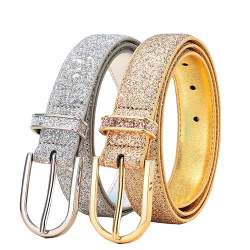 Fashion Sparkly PU Leather Waist Belts for Women Formal Dresses Jeans4