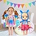 ebuddy 10 Sets Clothes Outfit Dress for 10-14.5 Inch Dolls (Fashion Sets)