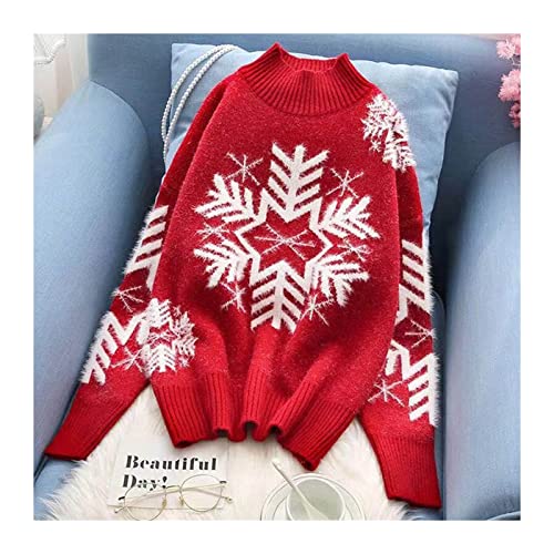 yueyouhuyou Pull Femme Semi-Haut-à-tête Pull Girl Cover