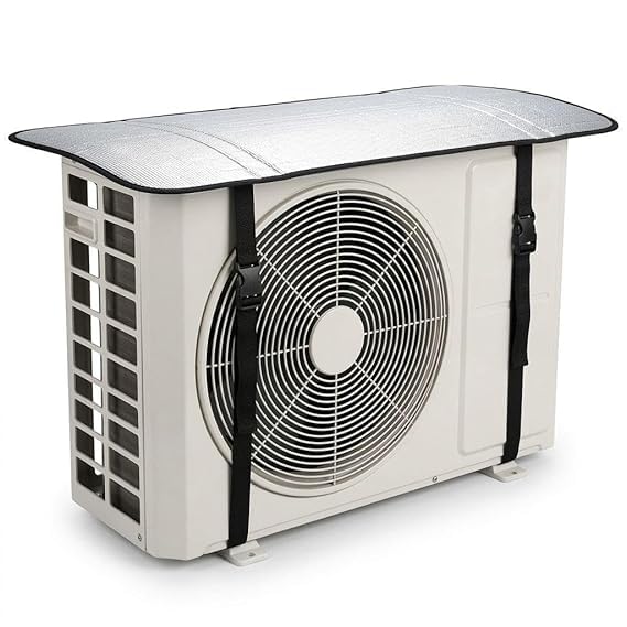 Kalka Traders Split AC Cover for Outdoor Unit, Heat-Insulated, Weather-Resistant, AC Lifespan Extender, Energy Efficient Protector (Outdoor Unit)