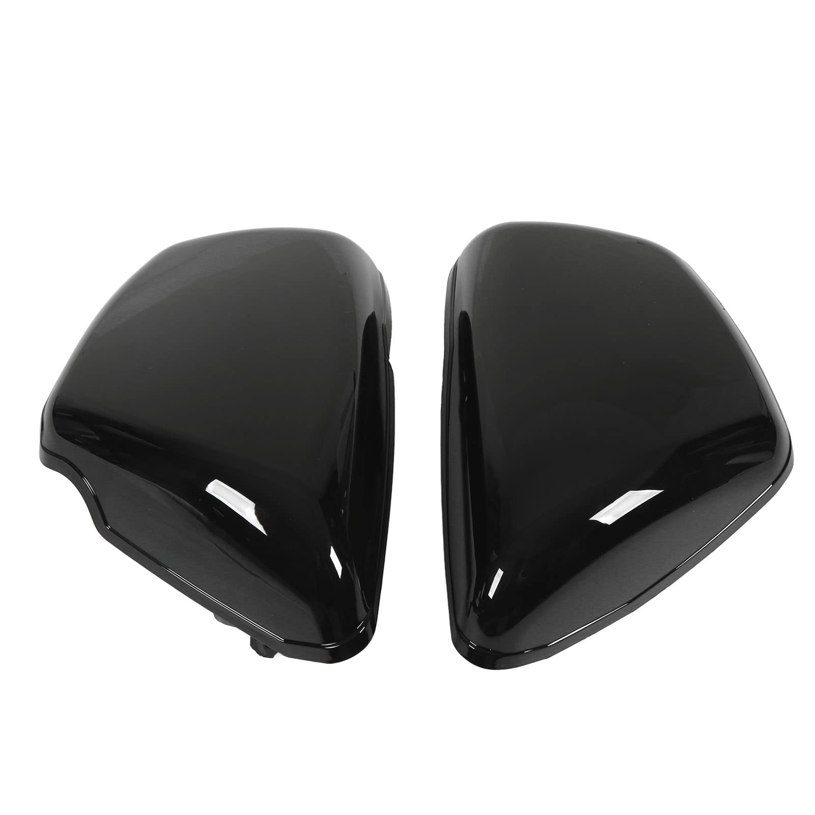 Ausla Coperchio Laterale della Batteria del Motociclo Coppia di Protezioni della Batteria in Plastica ABS Sinistra Destra per Virago 700 750 1000 1100 1984 Up Facile Installazione Sostituzione della