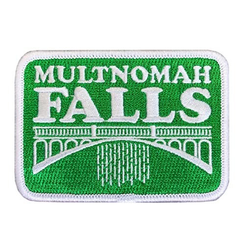 Multnomah Falls Oregon | Embroidered Iron-on Patch