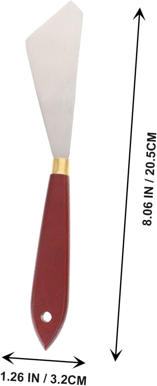 NUOBESTY 16pcs Artists Essential Painting Spatula Tools Acrylic Oil Paint Scrapers Handle