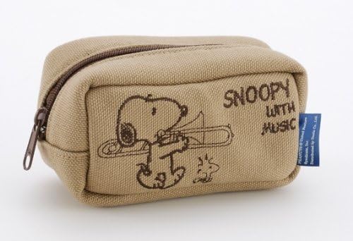 Amazon Snoopy With Music トロンボーンマウスピースポーチ 金管楽器ケース バッグ 楽器 音響機器