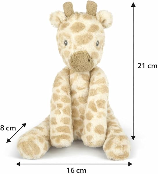 Mamas & Papas Welcome to the World Small Beanie Toy, Giraffe - 5