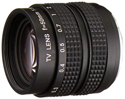 Fotasy L5014 50MM F1.4 TV Lens for Sony NEX/Panasonic/Olympus MFT M4/3 and Fuji FX Cameras - Fixed