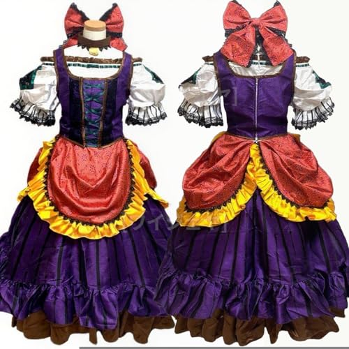 [ワイジェヤ] 大人 紫 フレンジー 衣装 ファシリエ ダンサー dハロ ガストンガールズ 仮装コスプレ用衣装 コスチューム 仮装のサムネイル