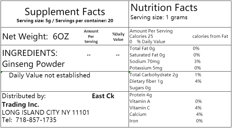 Miniatura 4 de Polvo puro natural 6oz del ginseng de Wisconsin de las raíces el 100% del ginseng del polvo
