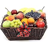 Seasons Best Fruit Basket - Fruit Gift Baskets and Gift Hampers with Next Day UK delivery with Personal Message attached