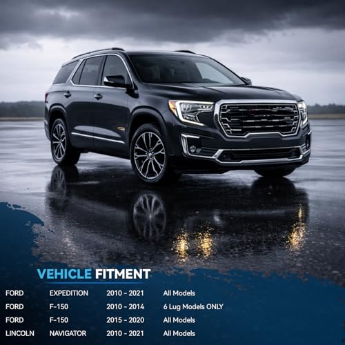 Image of Detroit Axle - Front Brake Kit for 2010-2020 Ford F-150 10-21 Expedition | 2010-2021 Lincoln Navigator Disc Brake Rotors Ceramic Brakes Pads 2011 2012 2013 2014 2015 2016 2017 2018 2019 Replacement