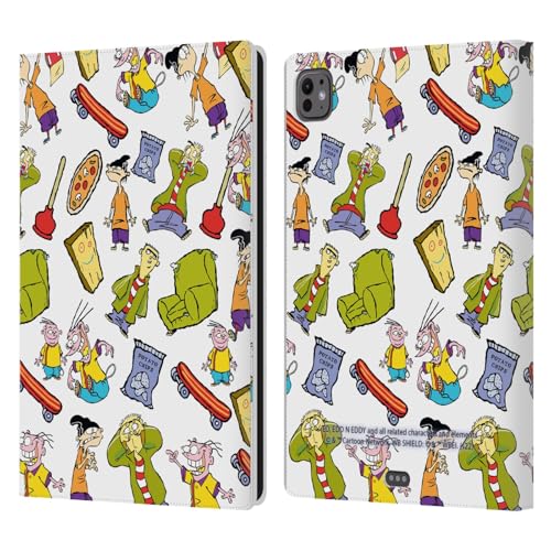 Étui portefeuille en cuir iPad Pro 11 M4 Ed, Edd n Eddy motif rétro dessin animé