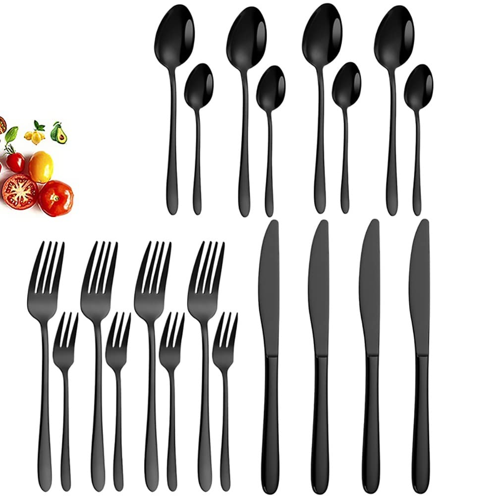 Juego De Vajilla De Acero Inoxidable, Acero Inoxidable De Grado Alimenticio, Diseño Ergonómico Elegante, Vajilla Doméstica De Estilo Occidental, Regalo De Banquete Multifuncional