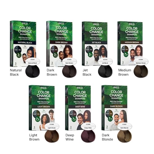 Red by Kiss Color Change Shampoo 3 sobres miniatura 6