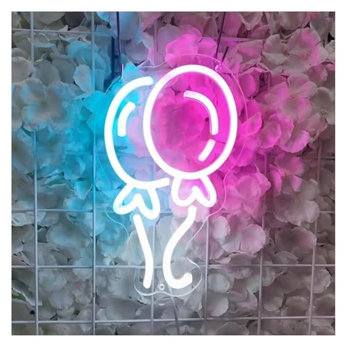 Néon led décoratif ballon enseigne lumineuse pour mur intérieur