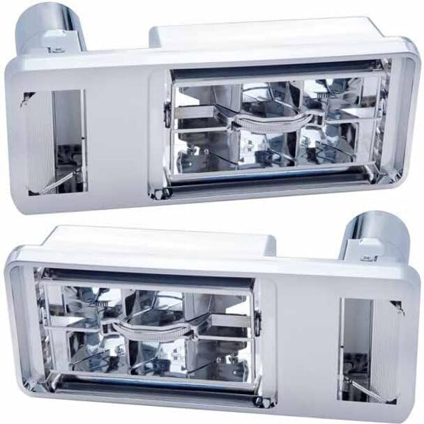 Technical Precision Replacement For KENWORTH W900L YEAR 1990 CHROME AC VENT PASSENGER SIDE